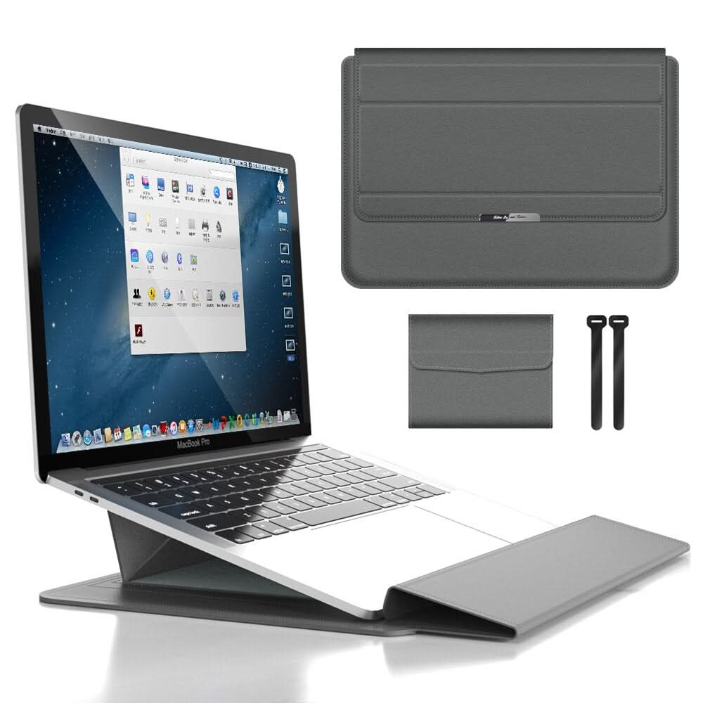 Durable Laptop Sleeve with Stand and Impact Protection