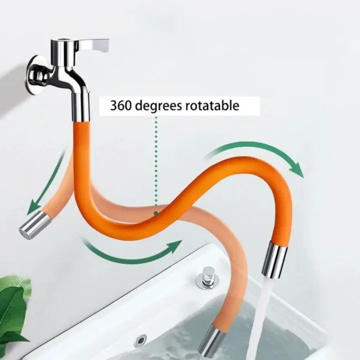 Adjustable Long Reach Faucet Extension 50cm Swivel Spout