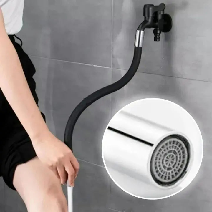 Adjustable Long Reach Faucet Extension 50cm Swivel Spout