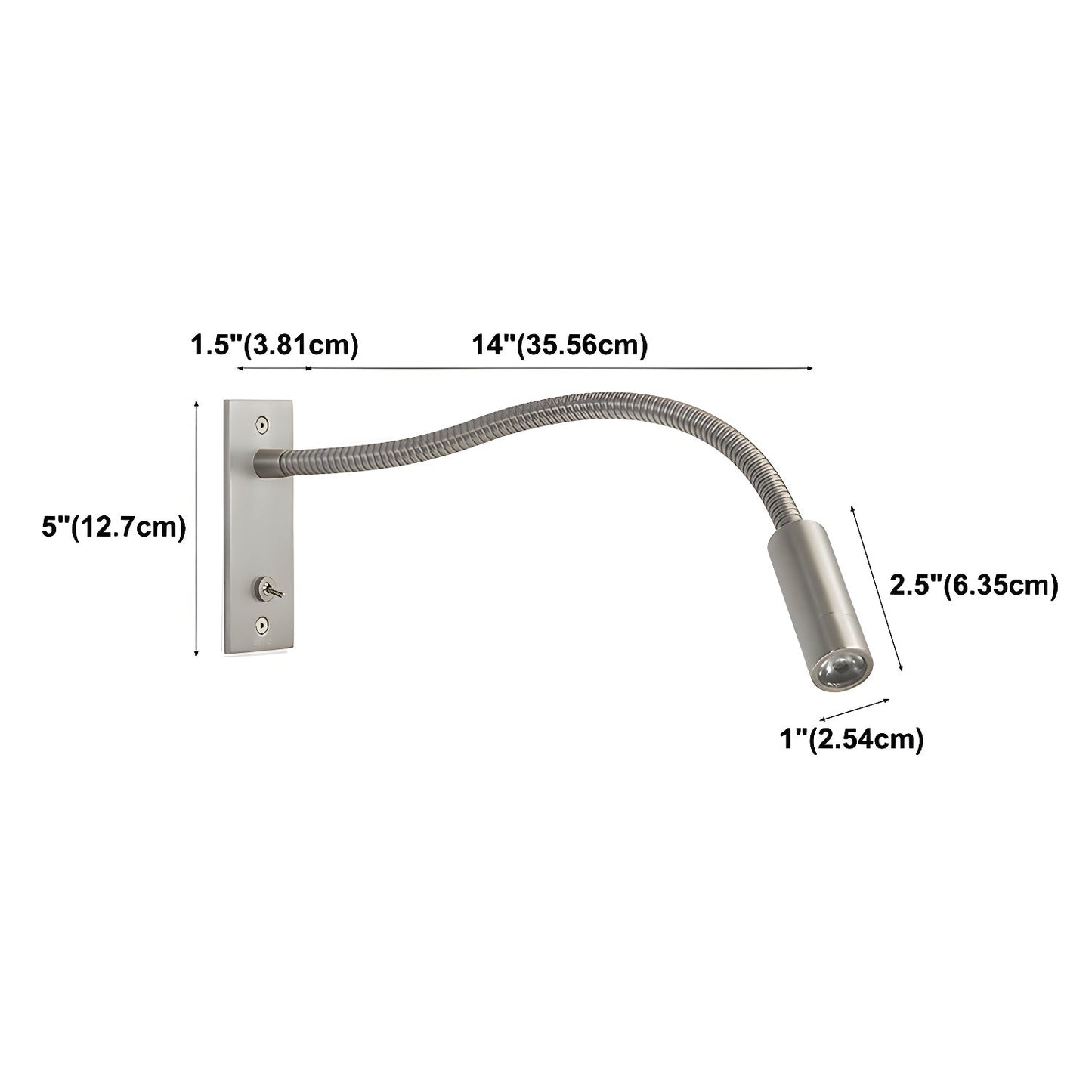Adjustable Arm Wall Light Fixture