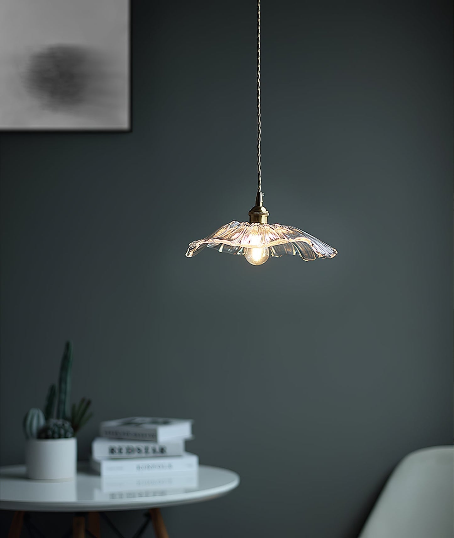 Beautiful Floral Hanging Light Fixture