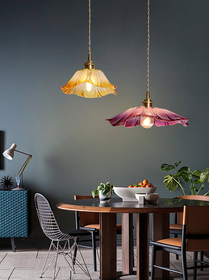 Beautiful Floral Hanging Light Fixture
