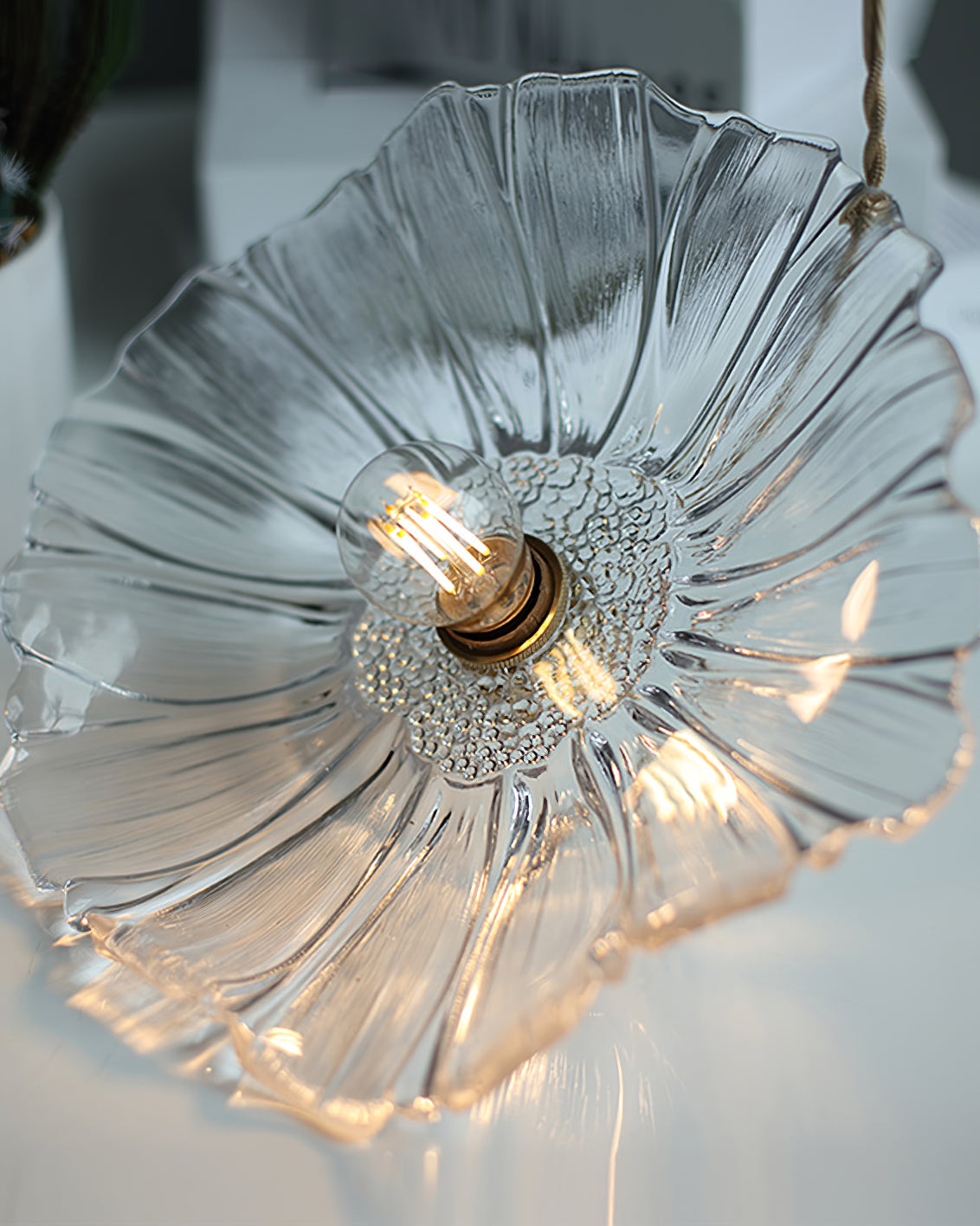 Beautiful Floral Hanging Light Fixture
