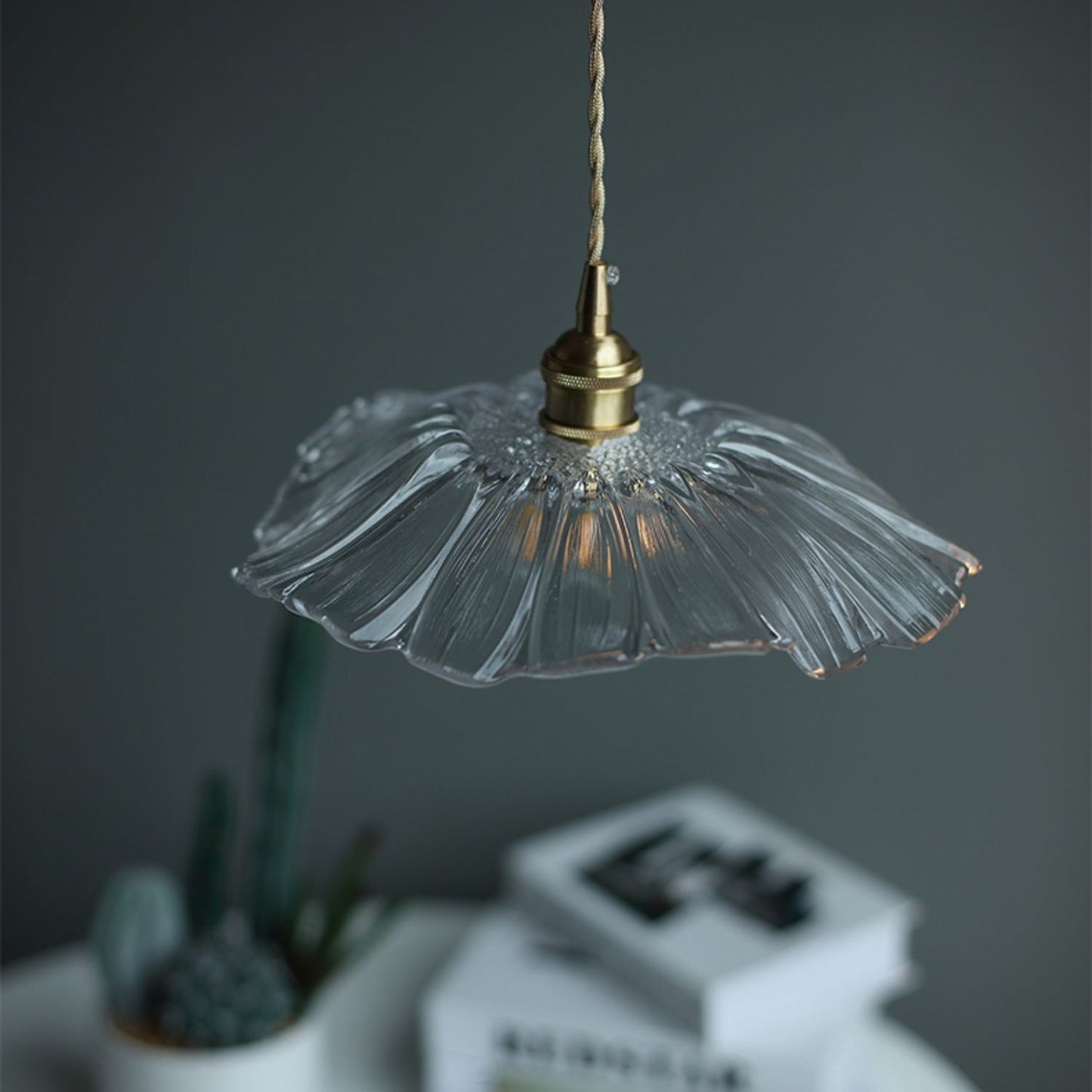 Beautiful Floral Hanging Light Fixture