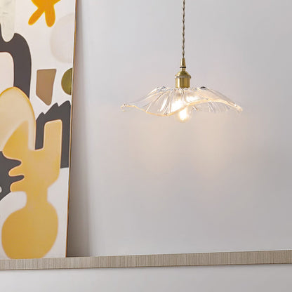 Beautiful Glass Floral Pendant Light Fixtures