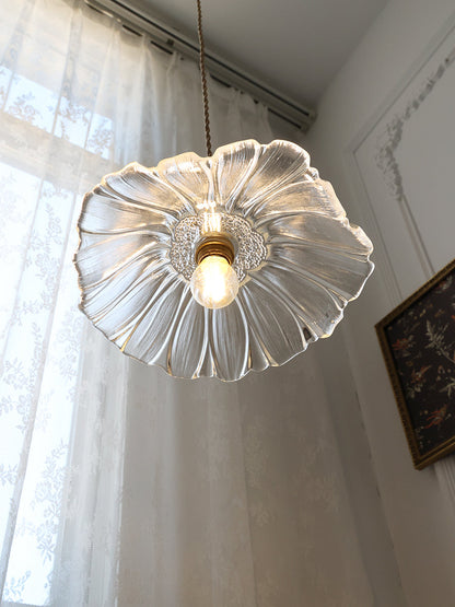 Beautiful Glass Floral Pendant Light Fixtures
