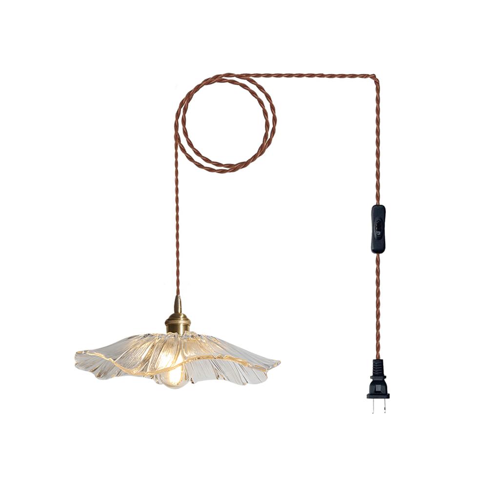 Beautiful Glass Floral Pendant Light Fixtures
