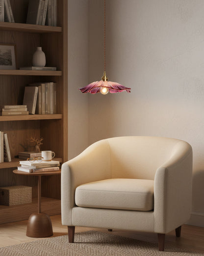 Beautiful Glass Floral Pendant Light Fixtures