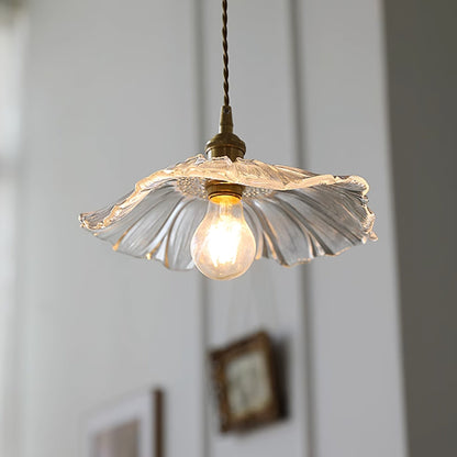 Beautiful Glass Floral Pendant Light Fixtures