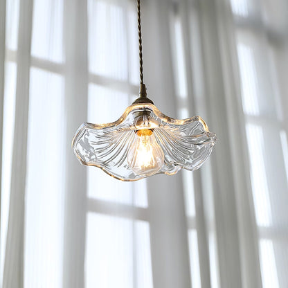 Beautiful Glass Floral Pendant Light Fixtures