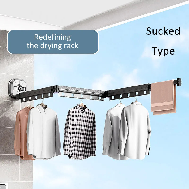 Space Saving Collapsible Wall Mount Rack