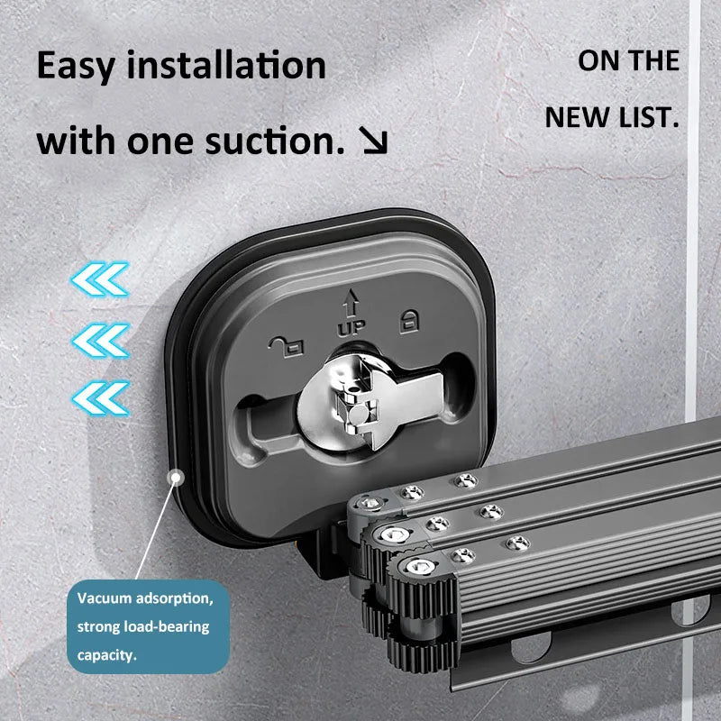 Space Saving Collapsible Wall Mount Rack