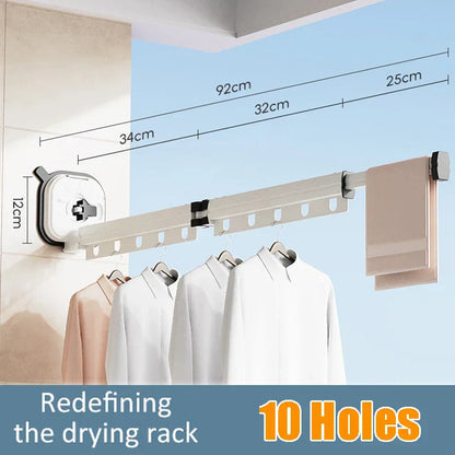 Space Saving Collapsible Wall Mount Rack
