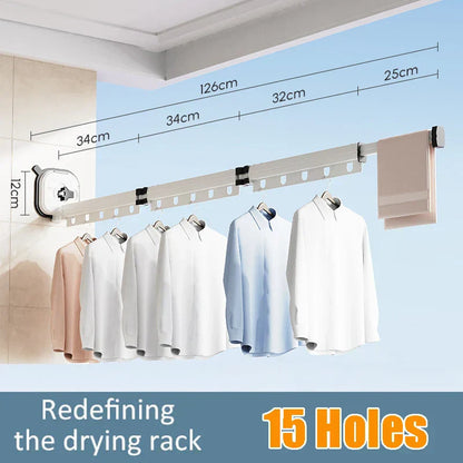 Space Saving Collapsible Wall Mount Rack