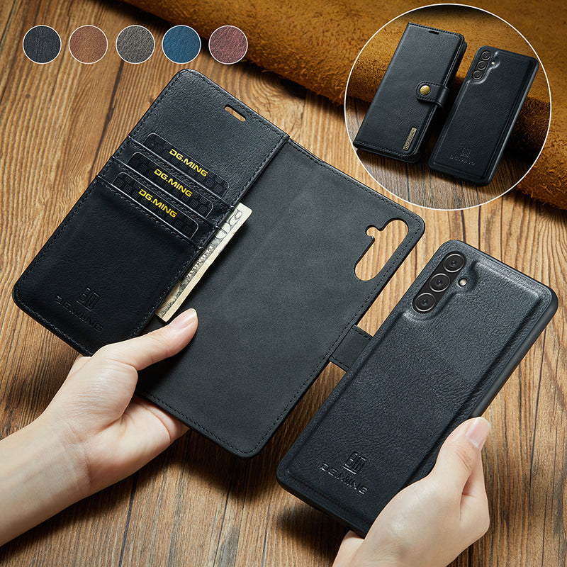 Detachable Leather Flip Cover for Samsung Galaxy - Cofik