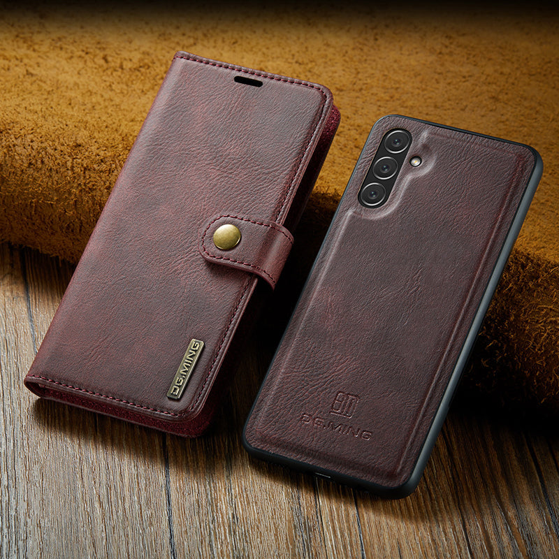 Detachable Leather Flip Cover for Samsung Galaxy