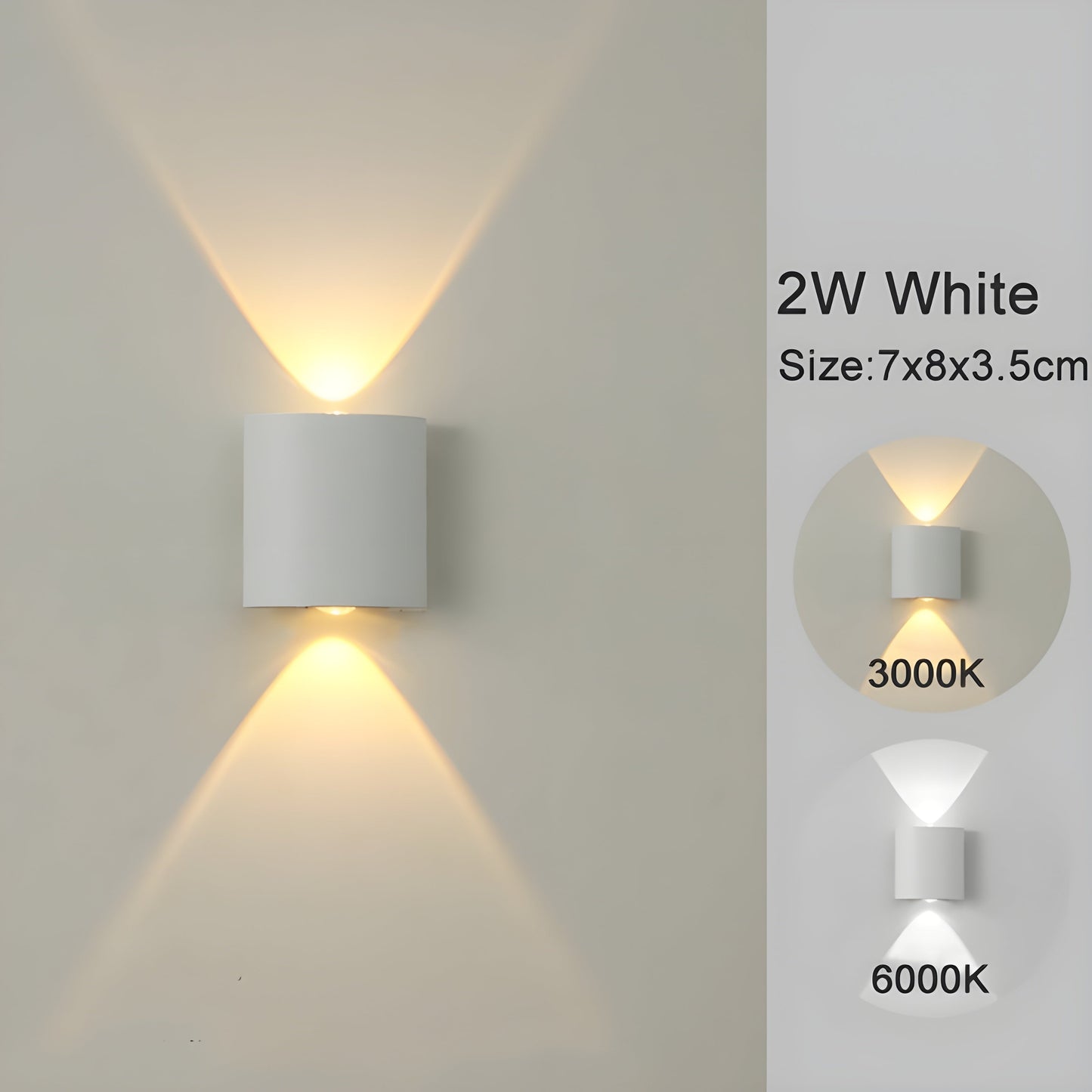 Bright Outdoor Indoor LED Wall Lights