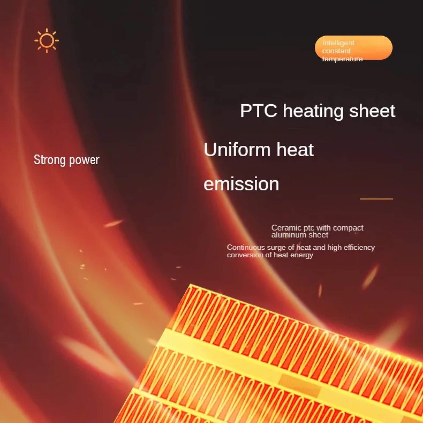 Compact Low Wattage Space Heater