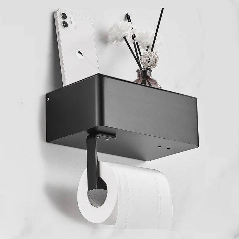 Easy Install Bathroom Toilet Paper Storage Holder