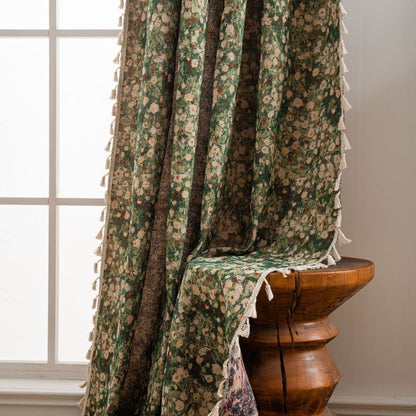 Beautiful Classic Flower Pattern Curtain - Cofik