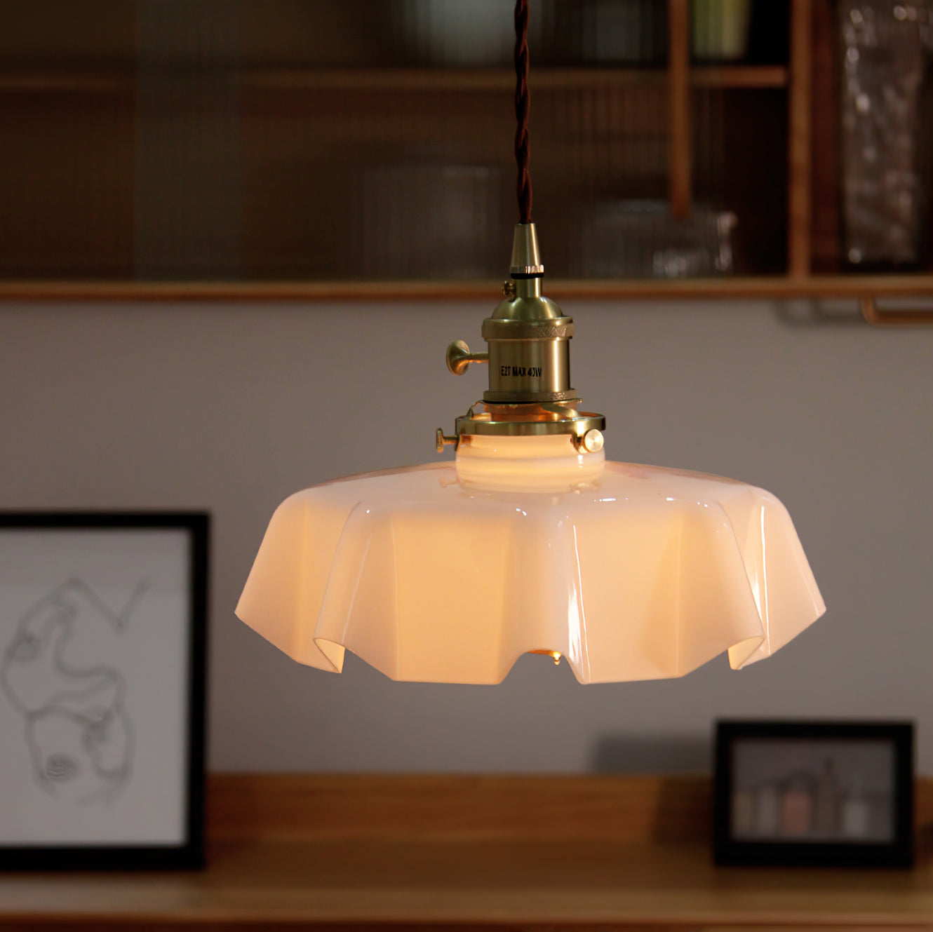 Elegant Floral Pendant Ceiling Light