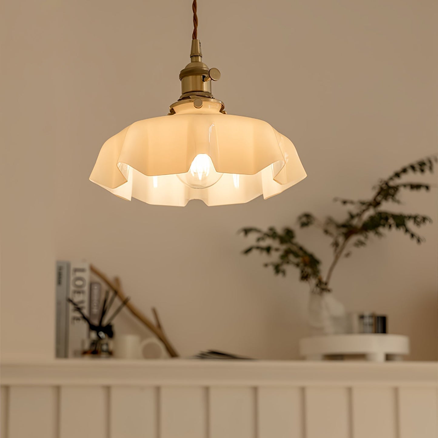 Elegant Floral Pendant Ceiling Light