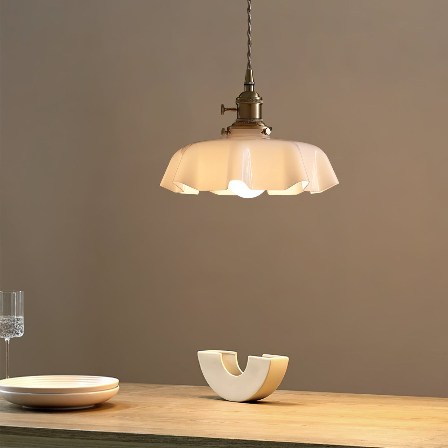 Elegant Floral Pendant Ceiling Light