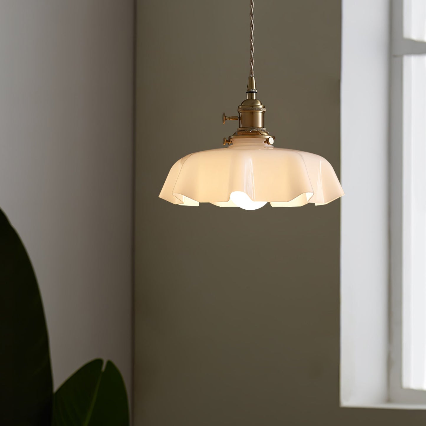 Elegant Floral Pendant Ceiling Light
