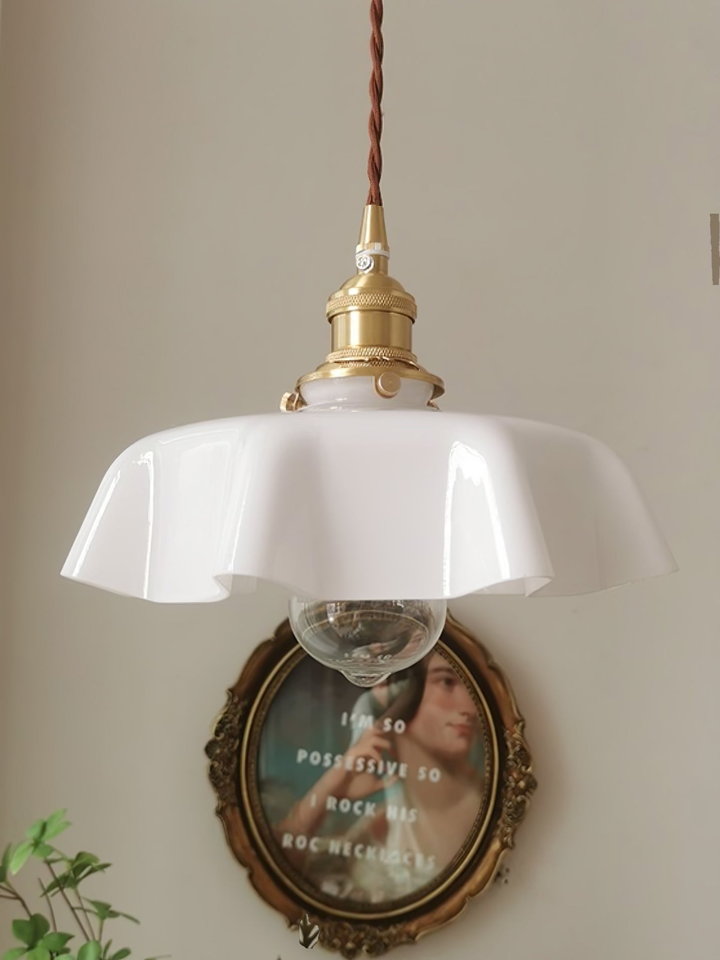 Elegant Floral Pendant Ceiling Light