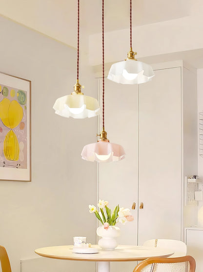 Elegant Floral Pendant Ceiling Light
