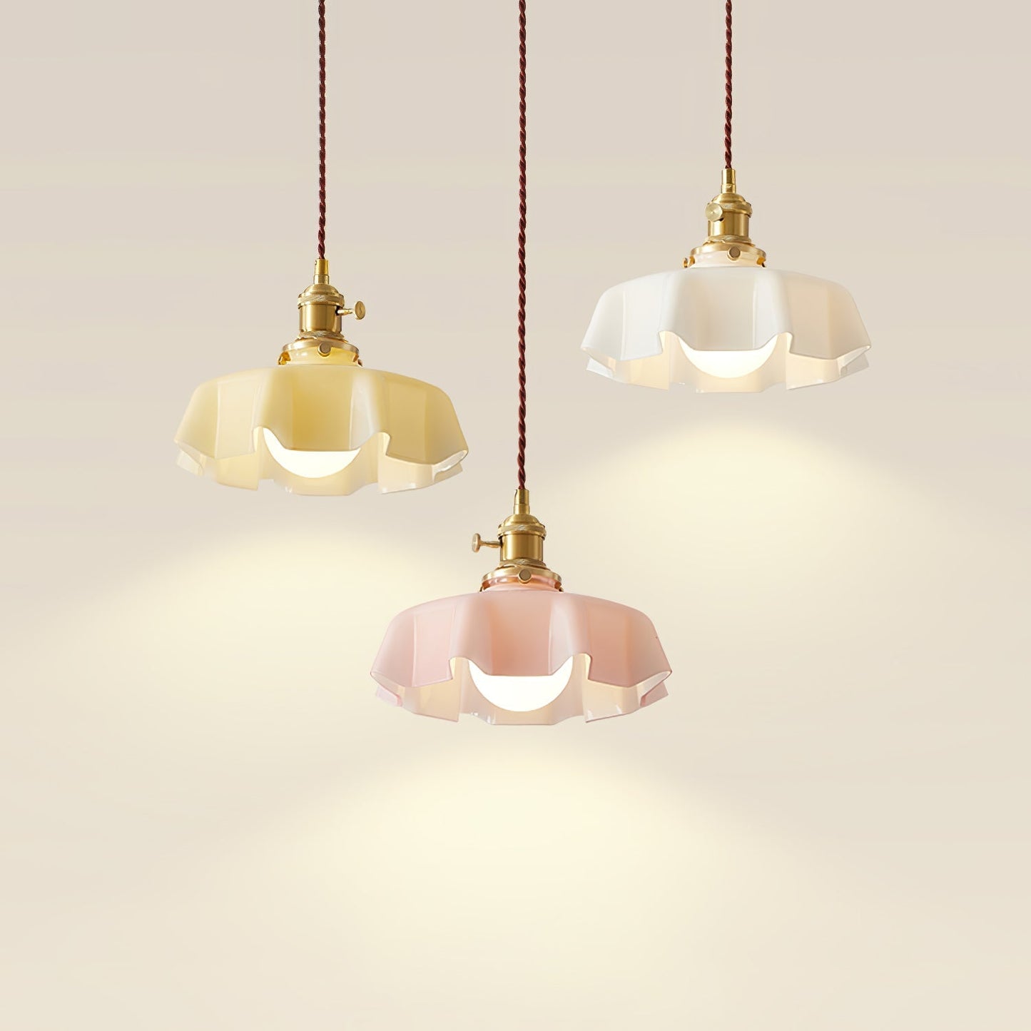 Elegant Floral Pendant Ceiling Light