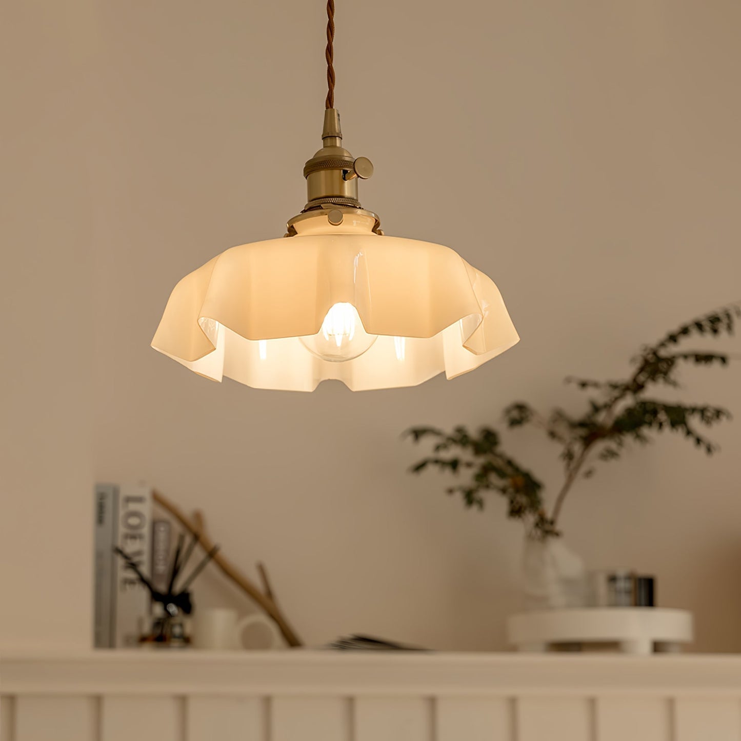 Elegant Floral Pendant Ceiling Light