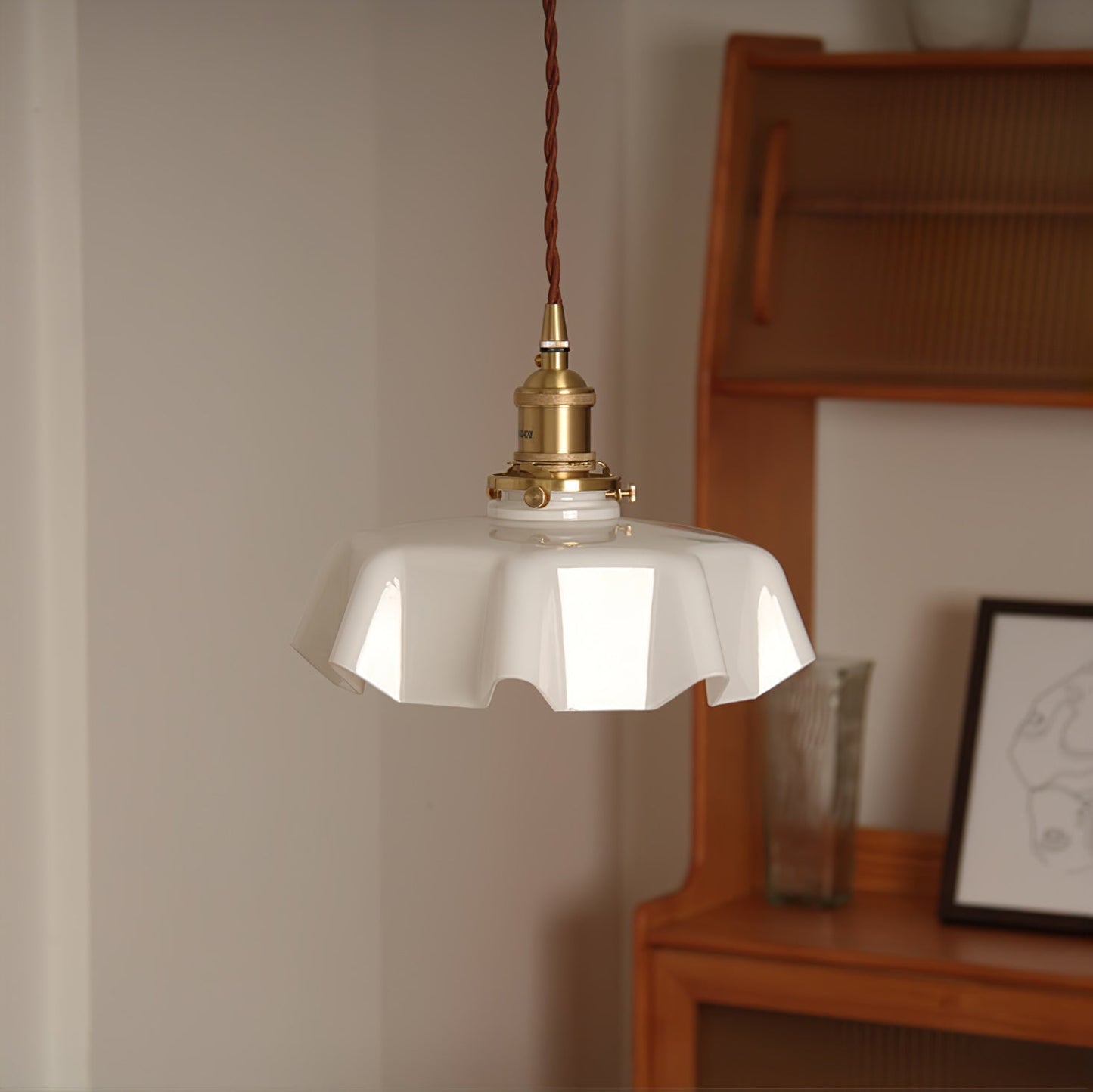 Elegant Floral Pendant Ceiling Light
