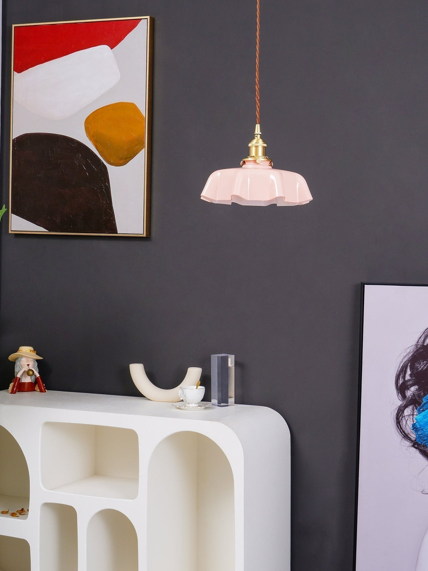 Elegant Floral Pendant Ceiling Light