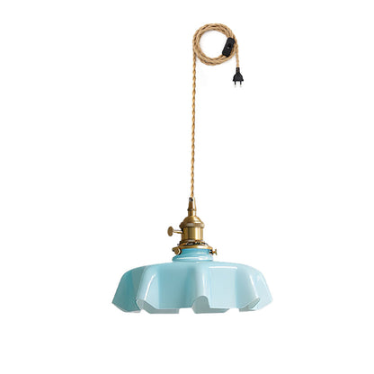 Elegant Floral Hanging Pendant Light