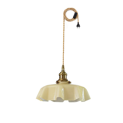 Elegant Floral Hanging Pendant Light