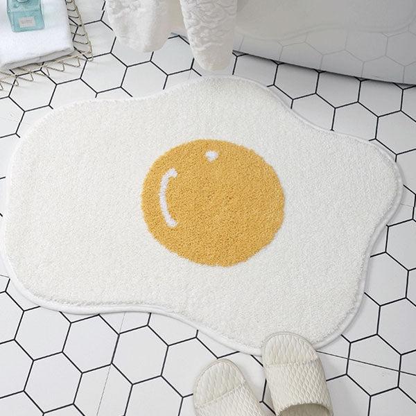 Fun Yellow Egg Mat