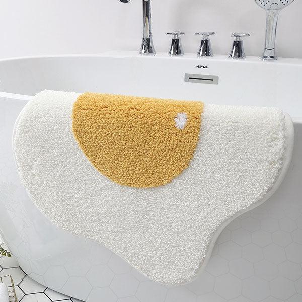 Fun Yellow Egg Mat