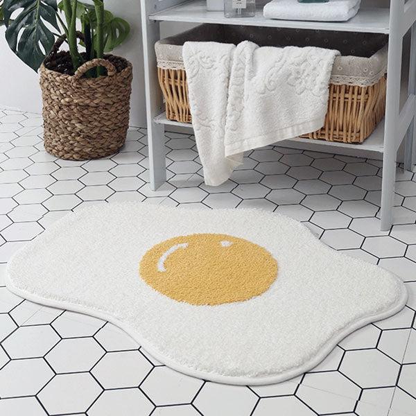 Fun Yellow Egg Mat
