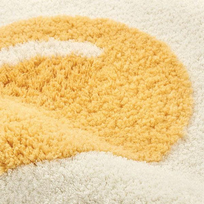 Fun Yellow Egg Mat
