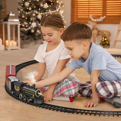 Remote Control Train Set with Realistic Sound Effects