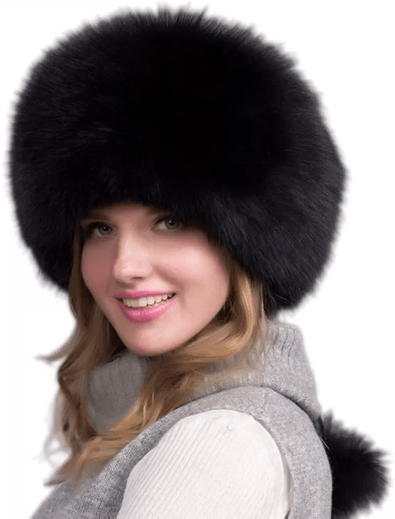 Warm Fur Winter Hat for Women with Ear Flaps - Cofik