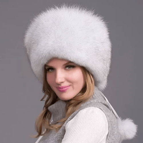 Warm Fur Winter Hat for Women with Ear Flaps