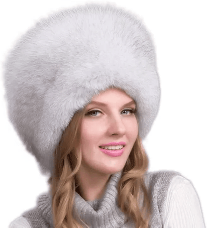 Warm Fur Winter Hat for Women with Ear Flaps