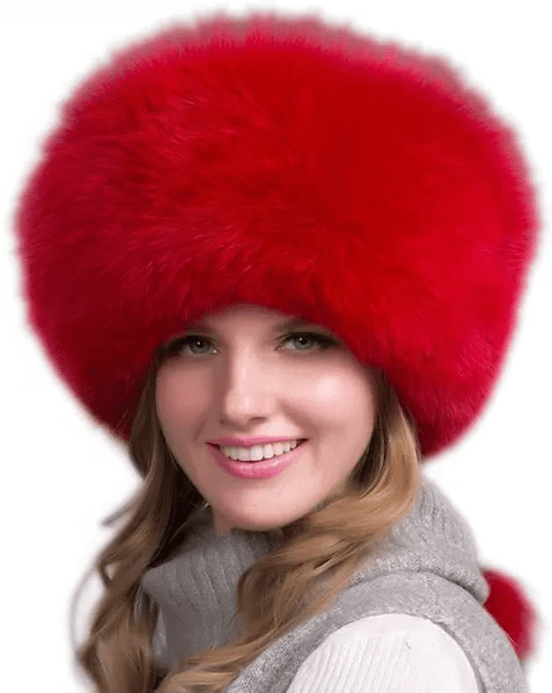Warm Fur Winter Hat for Women with Ear Flaps