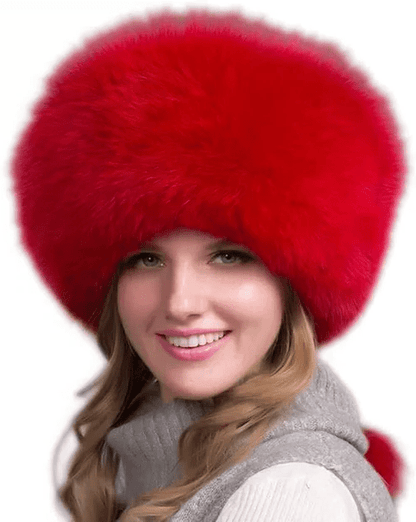 Warm Fur Winter Hat for Women with Ear Flaps