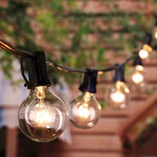 Outdoor Fairy String Lights with Waterproof Bulbs - Cofik