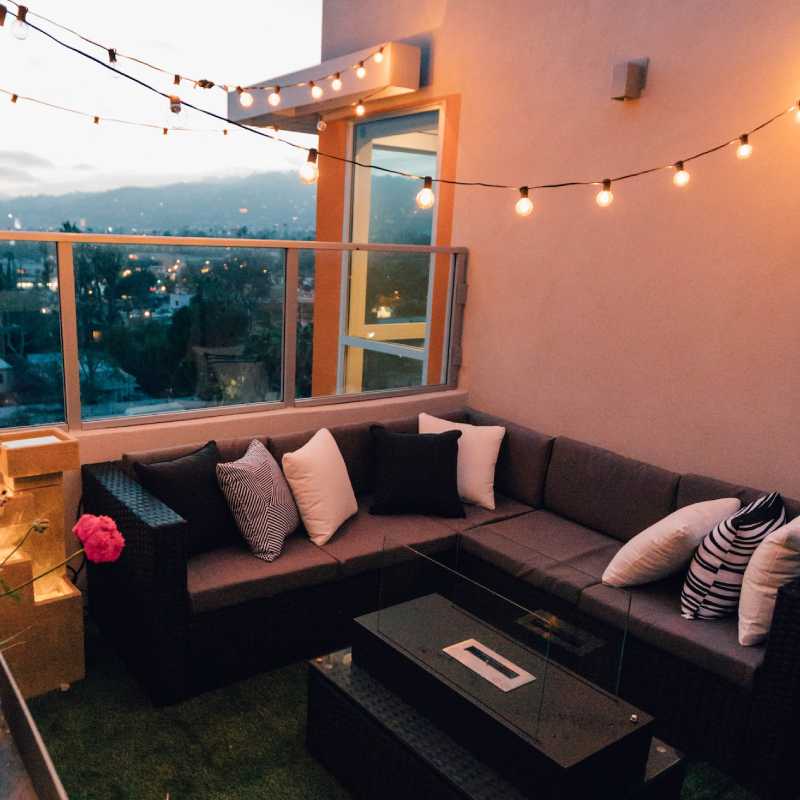 Outdoor Fairy String Lights with Waterproof Bulbs