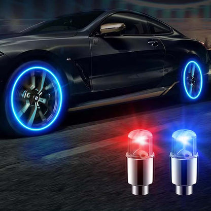 Bright LED Wheel Caps for Cars Bikes Scooters