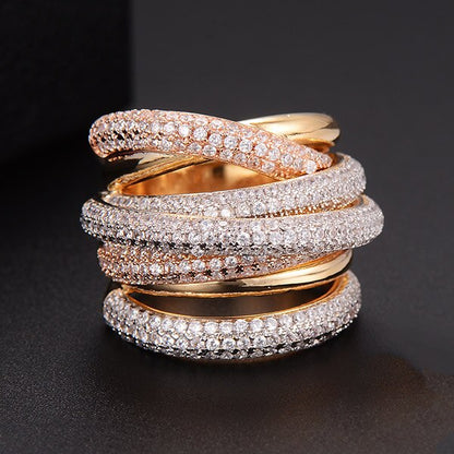 Elegant Gold Stacking Ring for Women